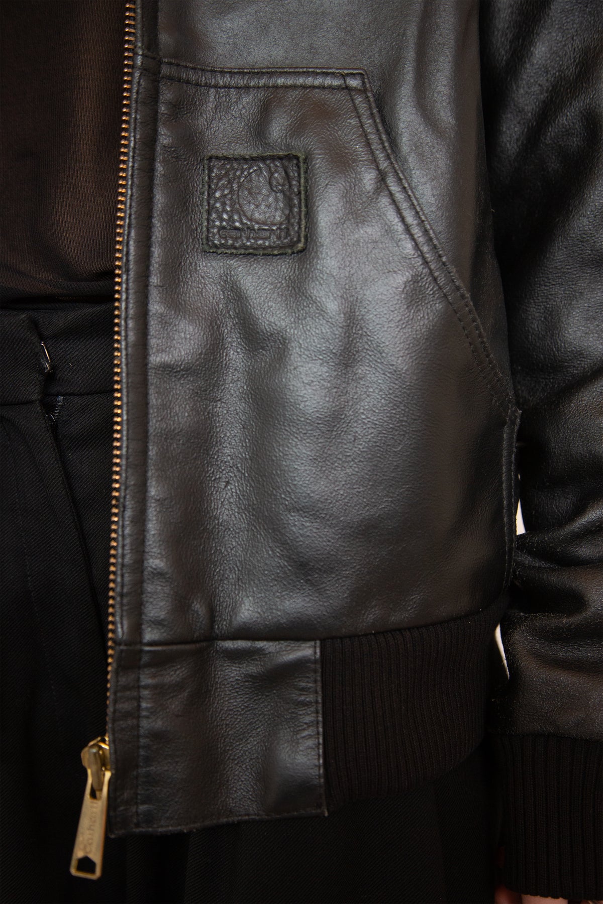 Carhartt leather jacket