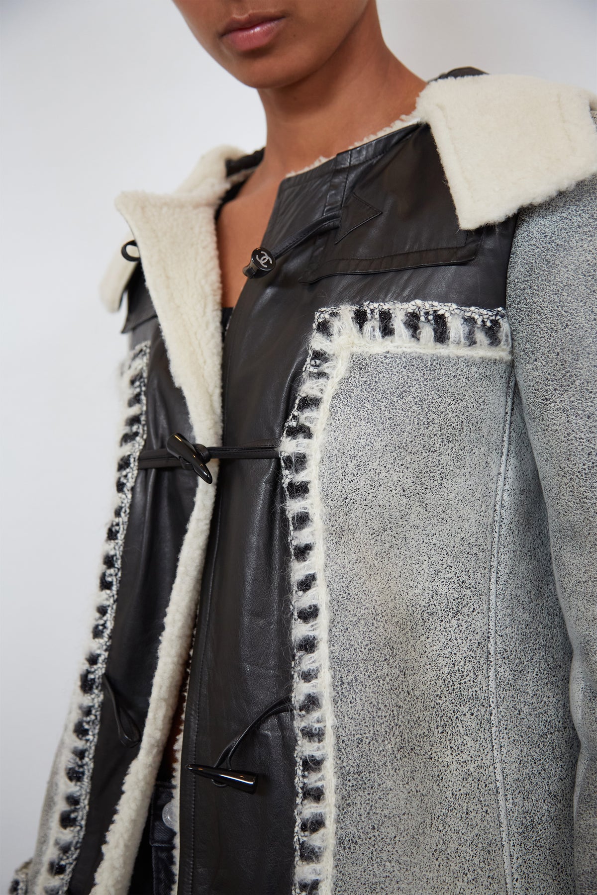 Chanel shearling jacket