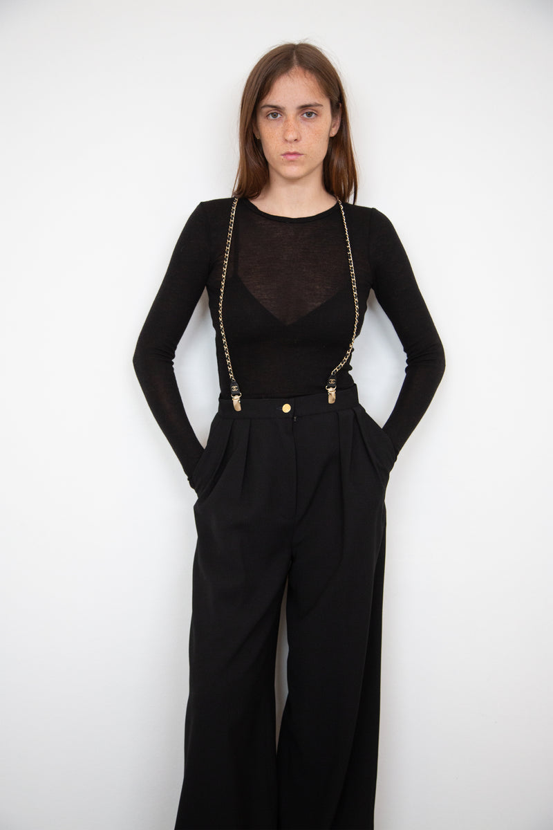 Chanel suspenders