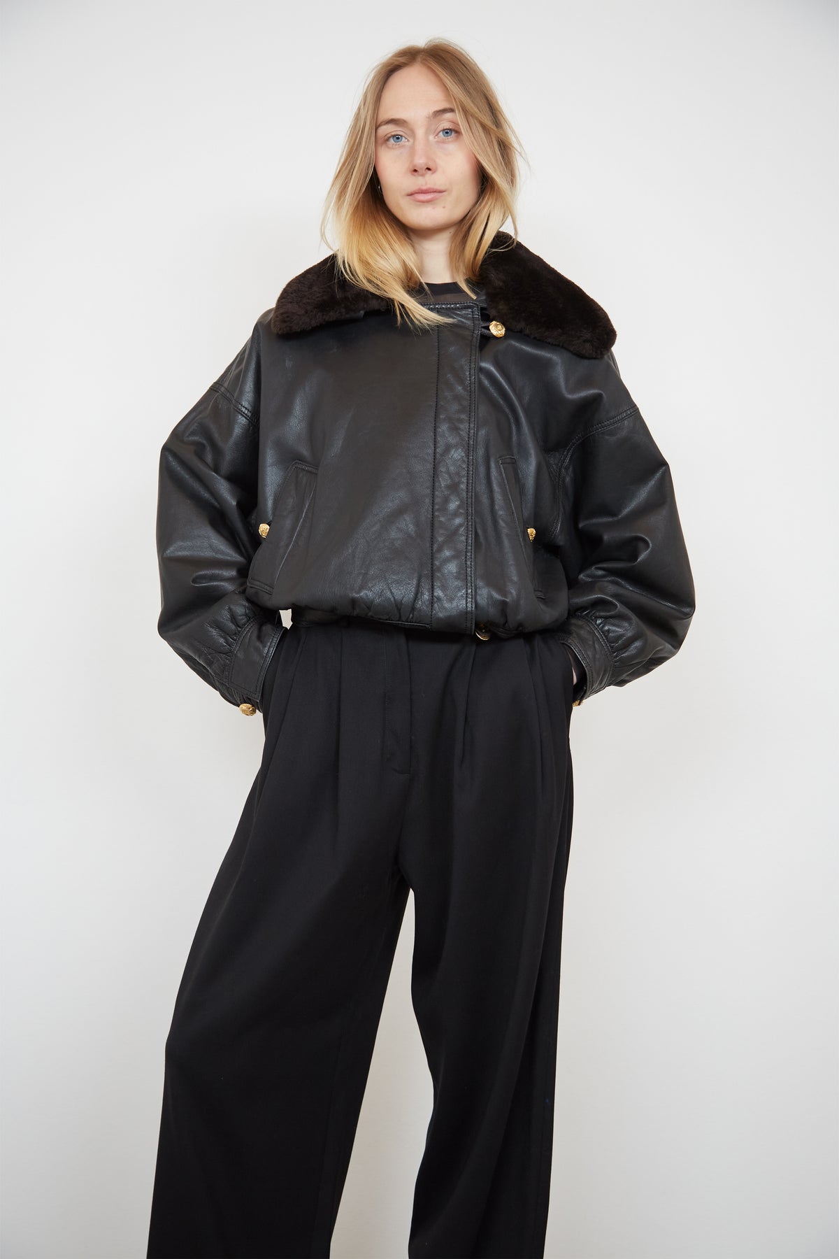 Loewe leather jacket