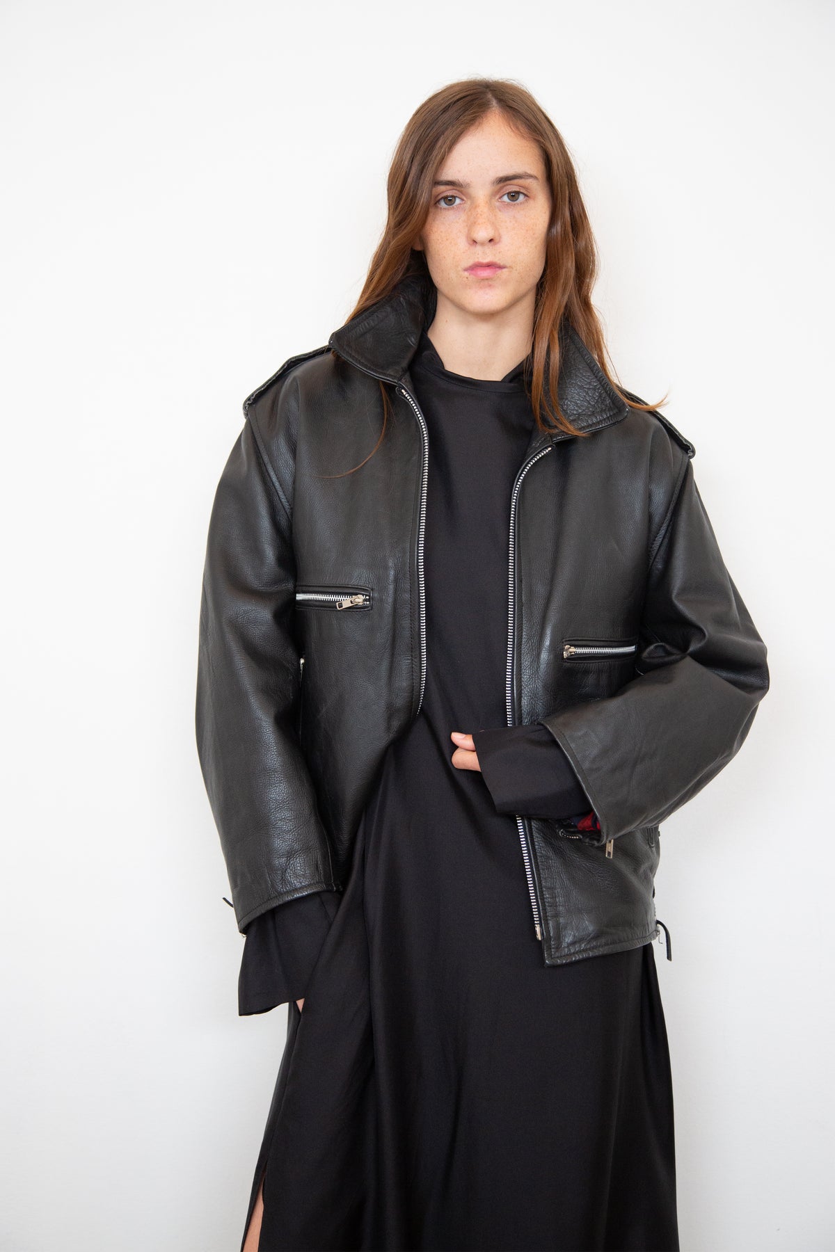Leather jacket