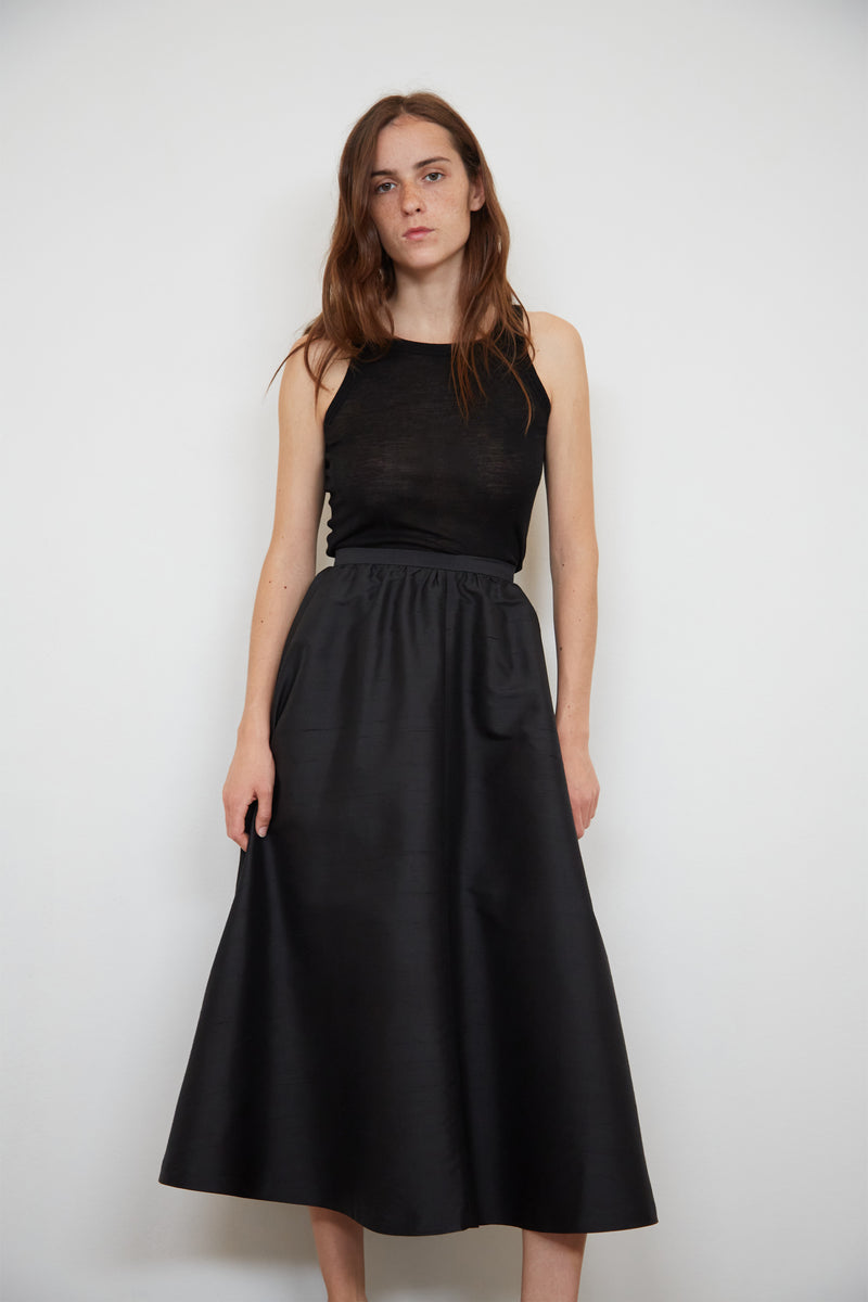Vintage silk skirt