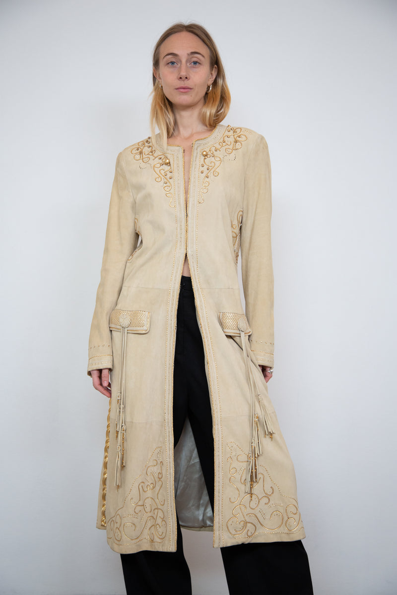 Roberto Cavalli suede jacket