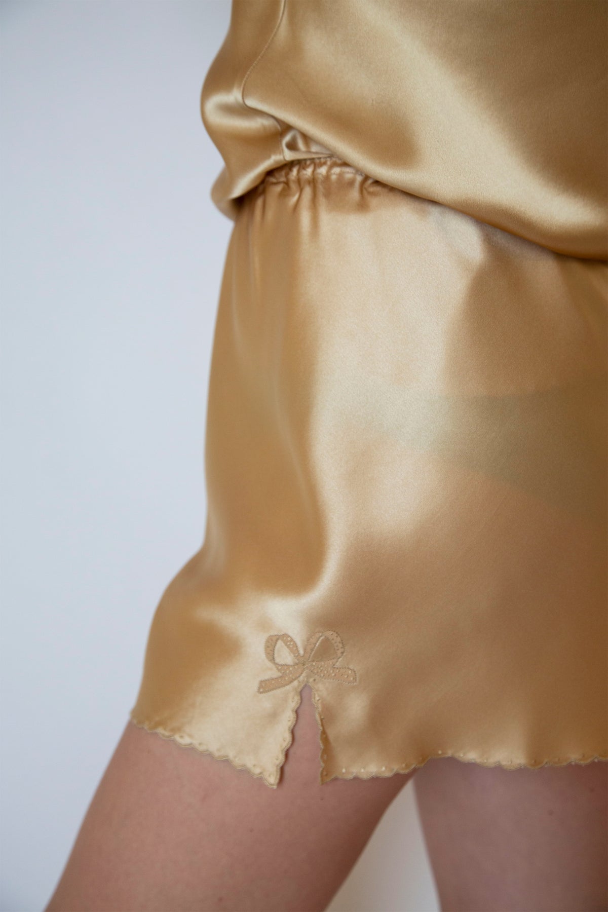 Valentino embroidered silk set