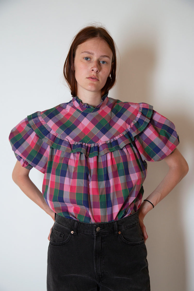 Vintage ruffled shirt