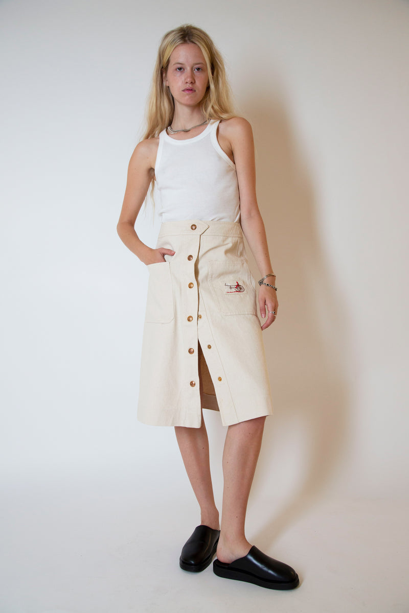 Celine denim skirt