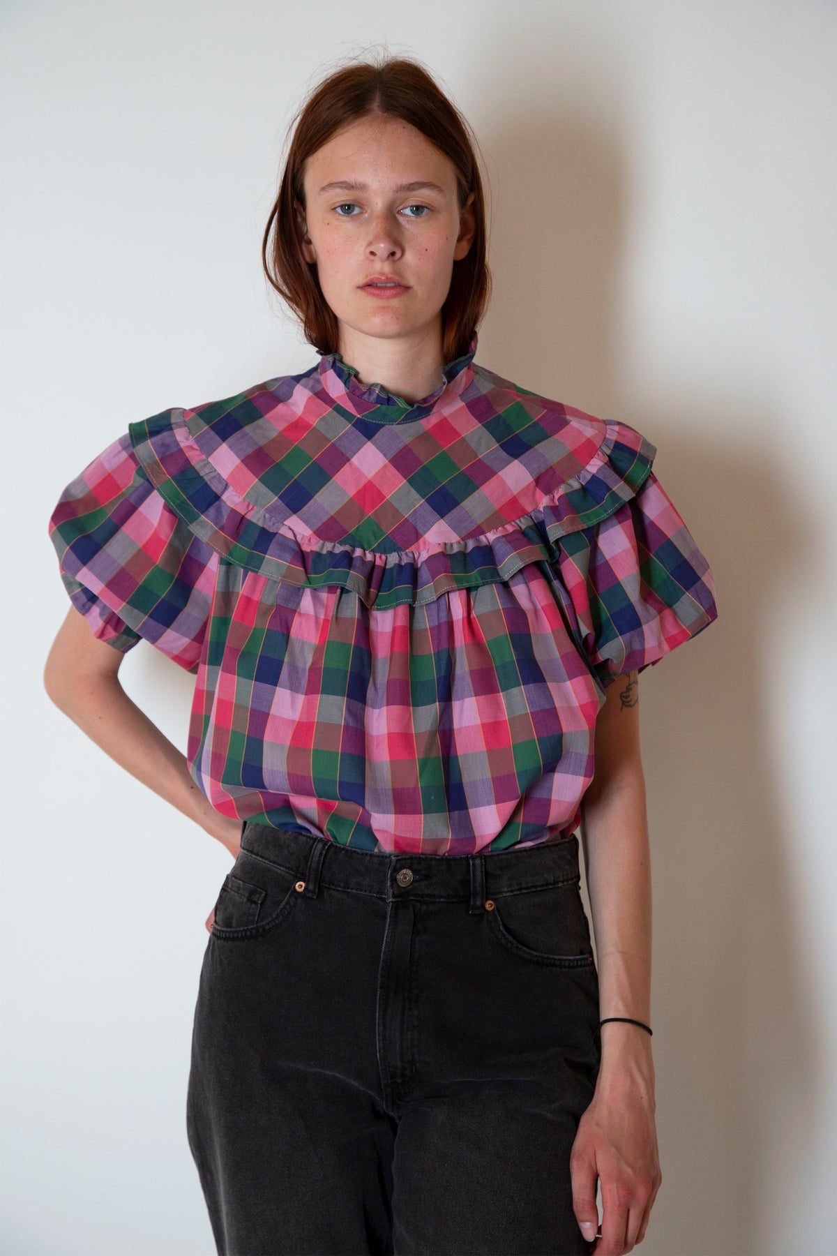 Vintage ruffled shirt