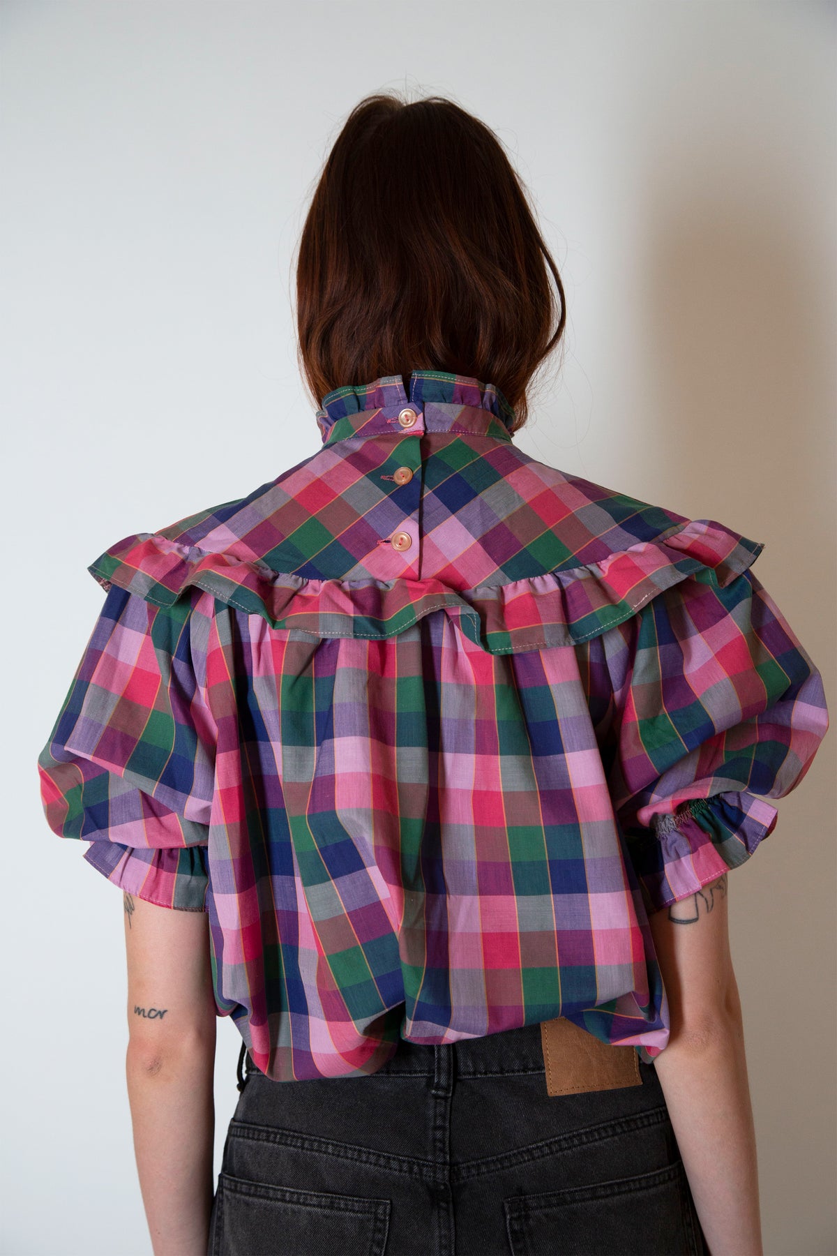 Vintage ruffled shirt