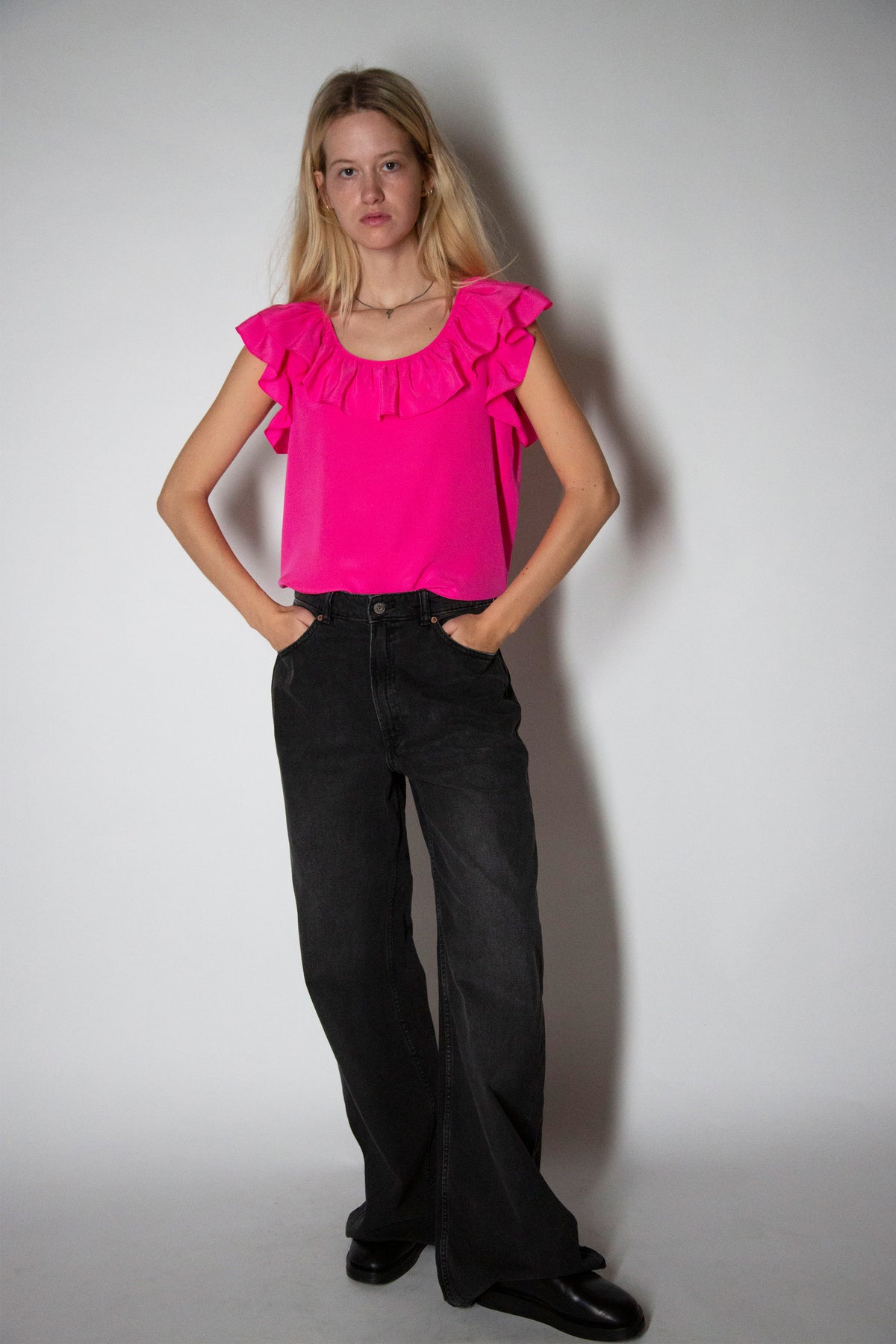 Yves Saint Laurent silk top