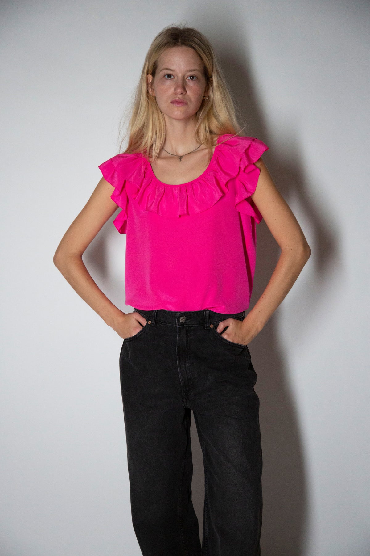 Yves Saint Laurent silk top