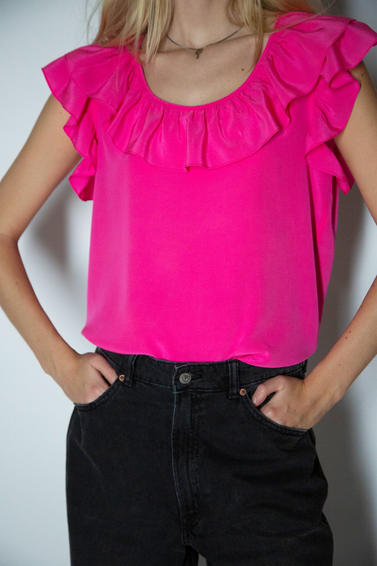 Yves Saint Laurent silk top