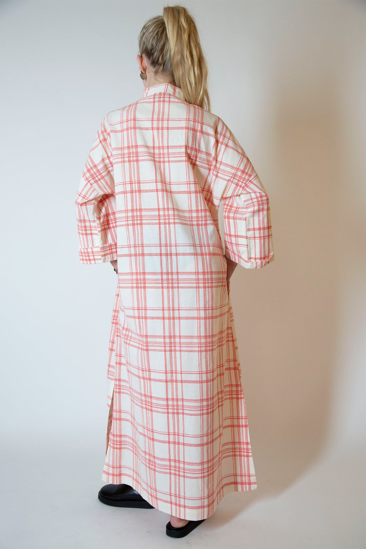 David Brown cotton caftan dress
