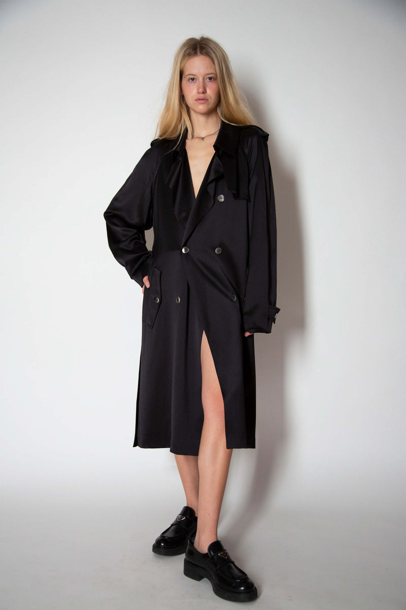 Yves Saint Laurent silk trenchcoat