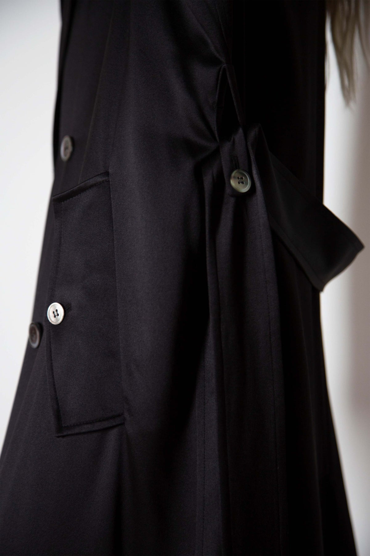 Yves Saint Laurent silk trenchcoat