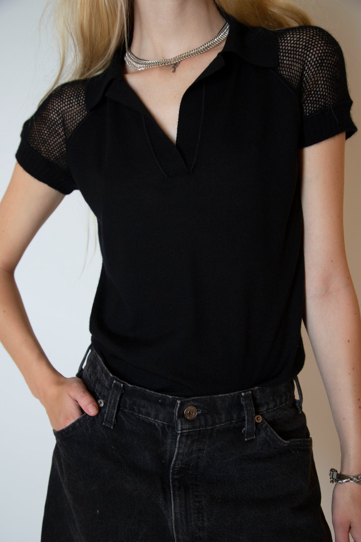 Hermes cashmere polo