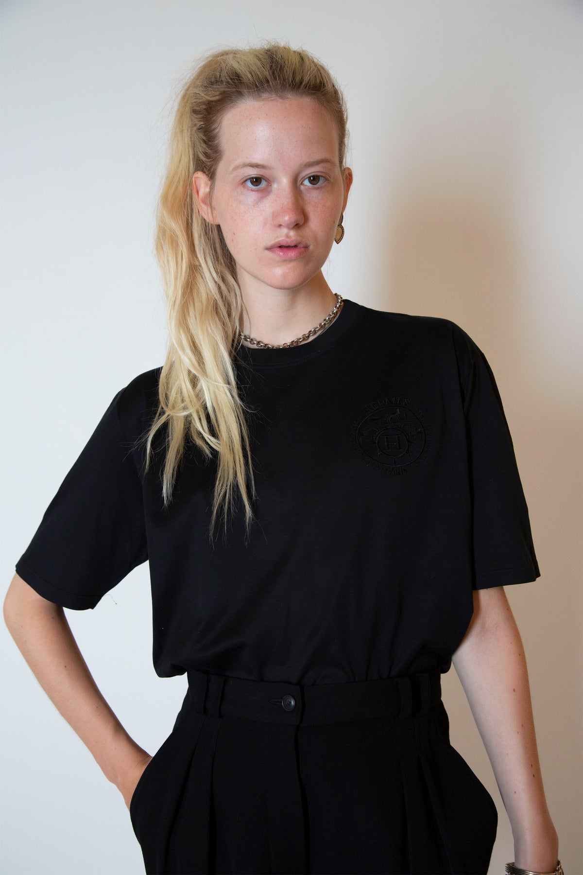 Hermes black t-shirt