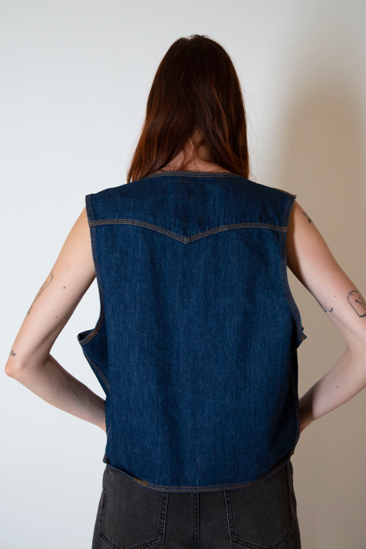 Vintage denim levis vest