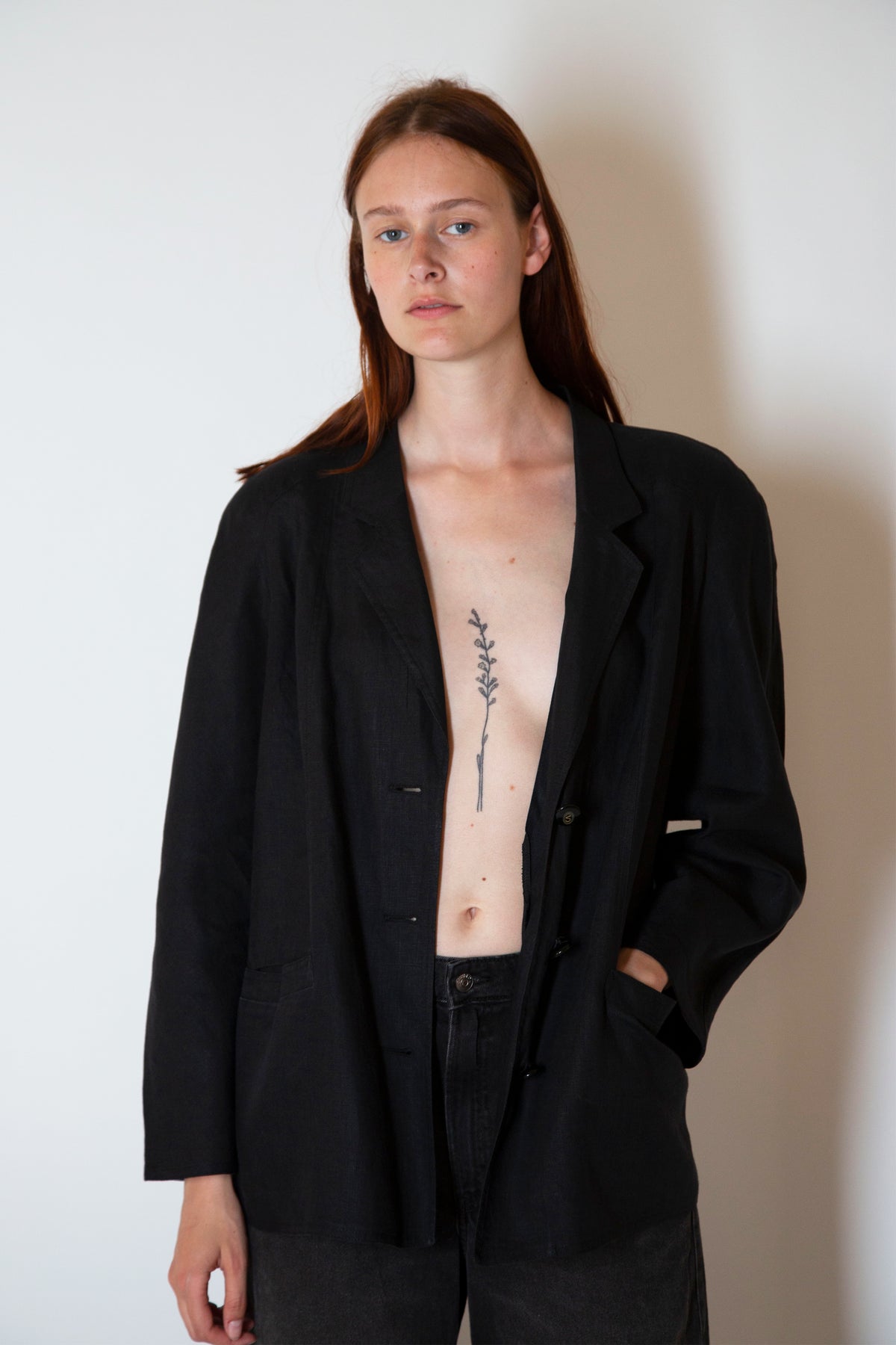 Vintage  linen blazer