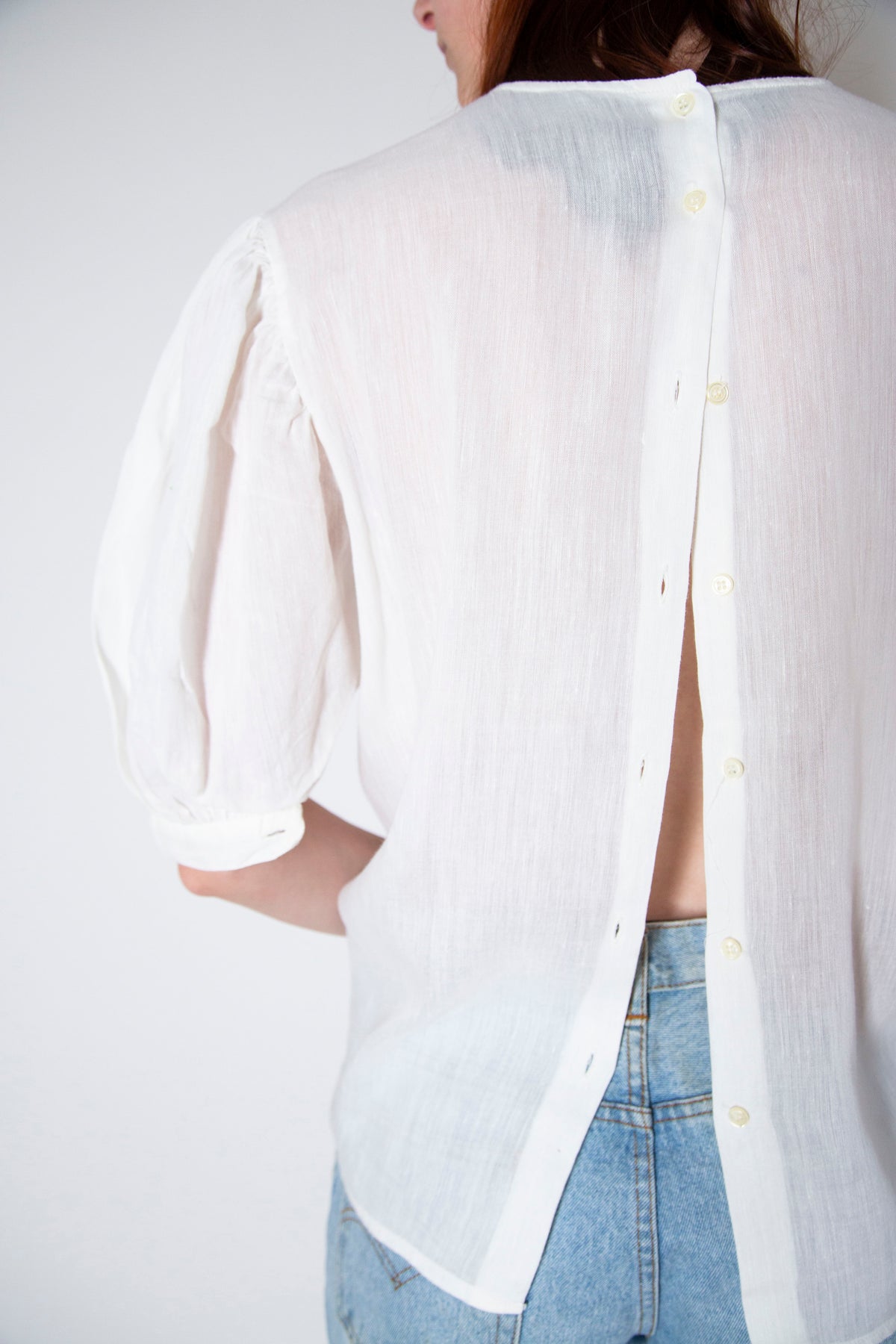 Vintage pleated shirt
