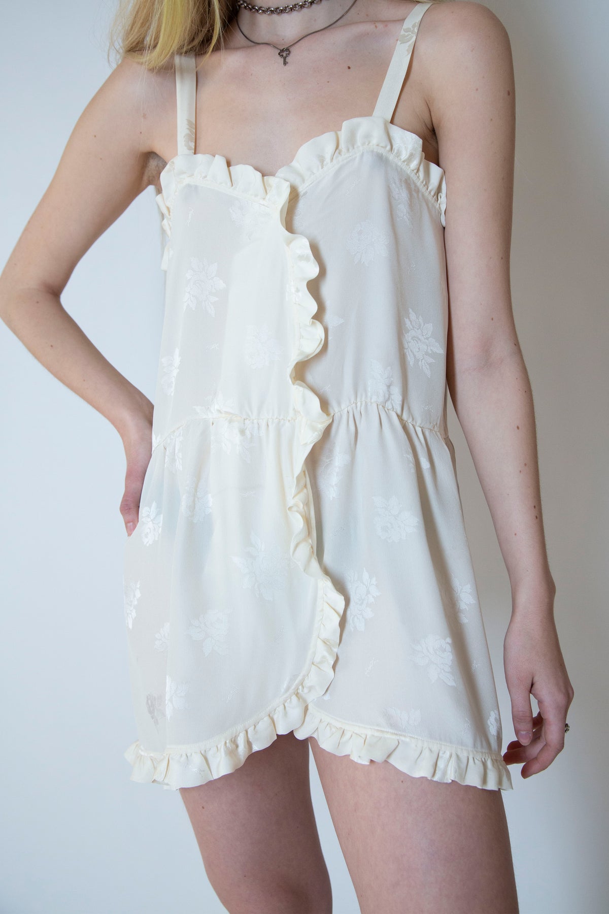 Yves Saint Laurent printed silk dress