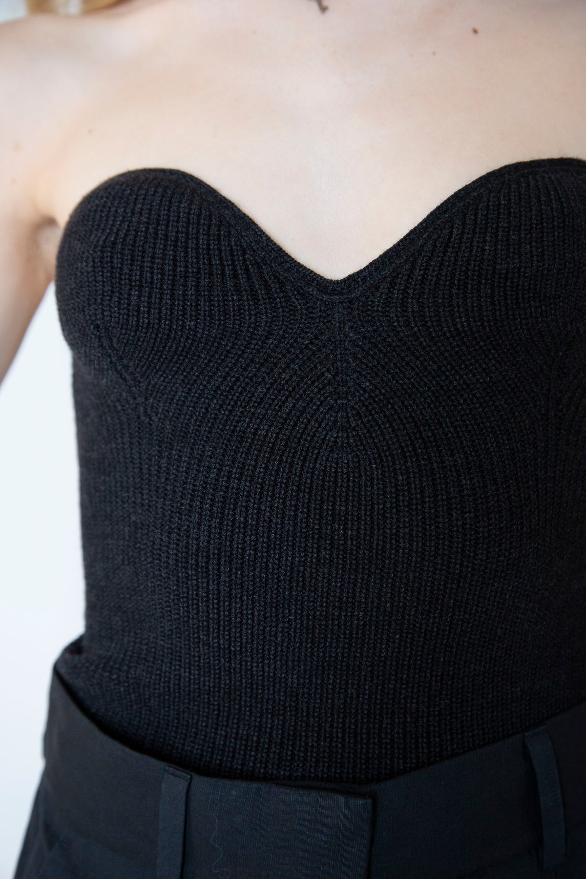 Prada knittted bustier