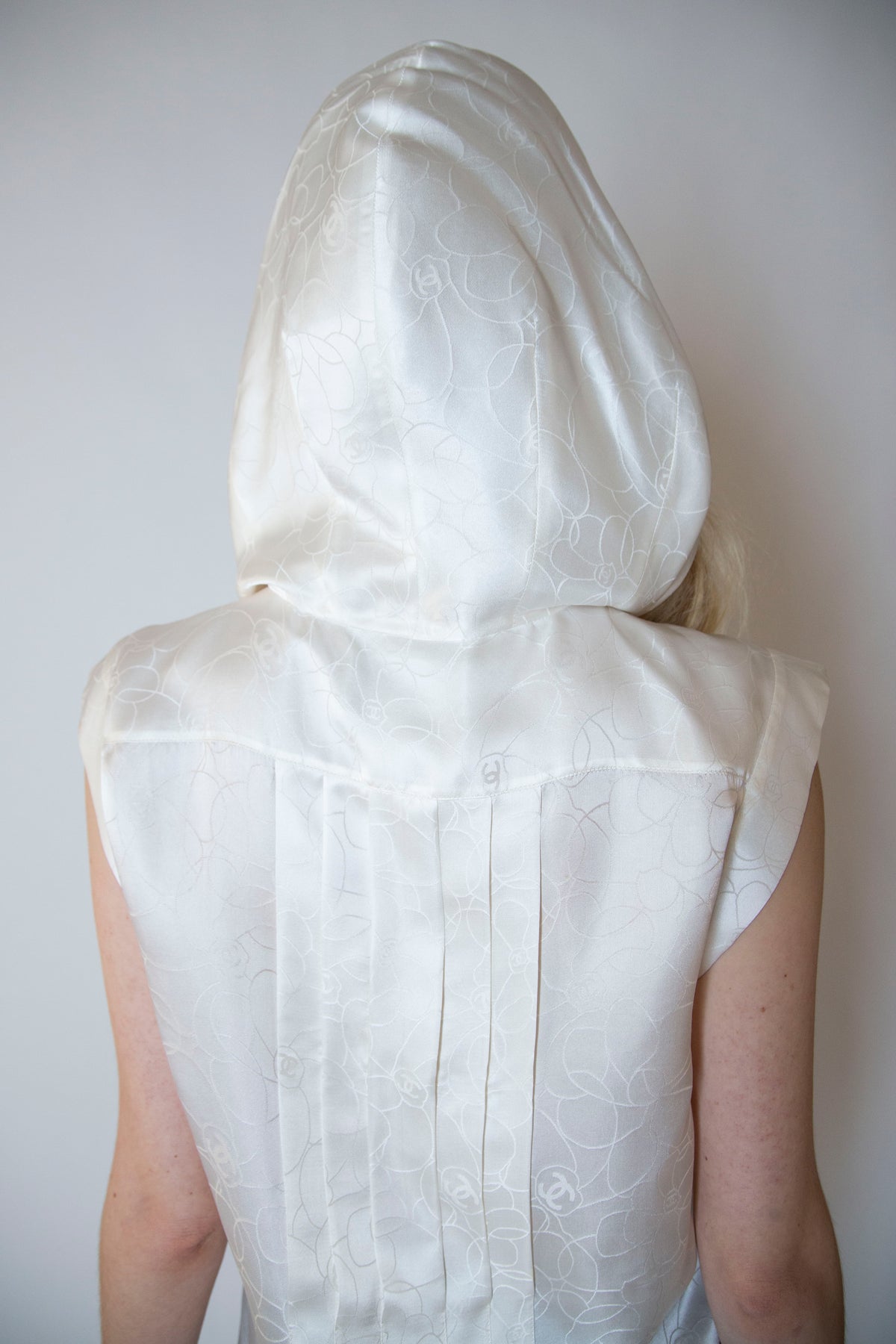 Chanel silk hoodie