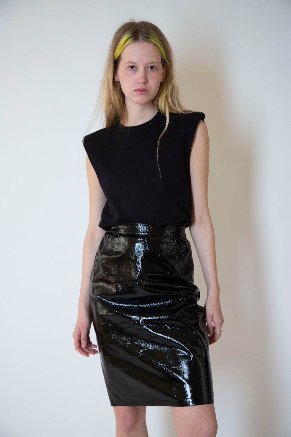 Ungaro patent skirt