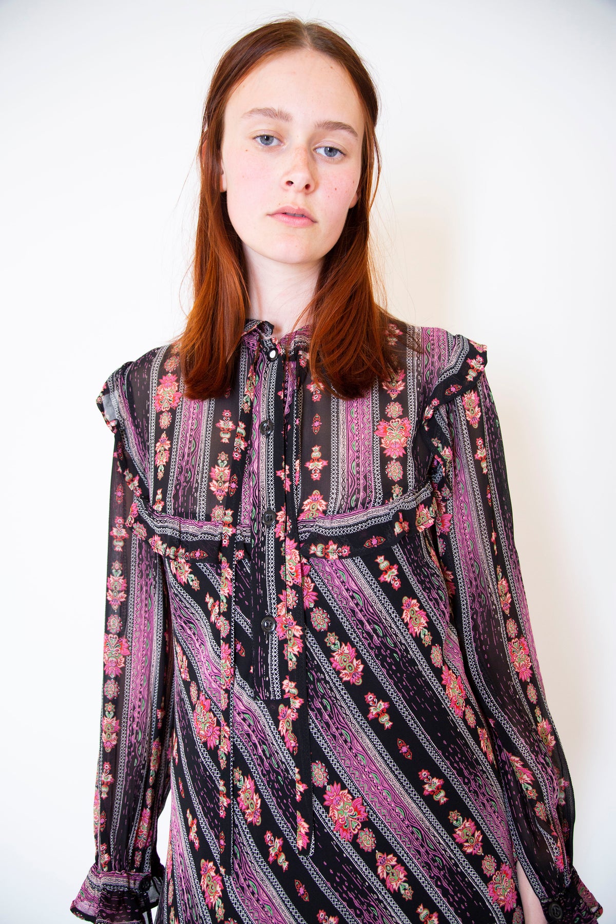 Vintage ruffled dress