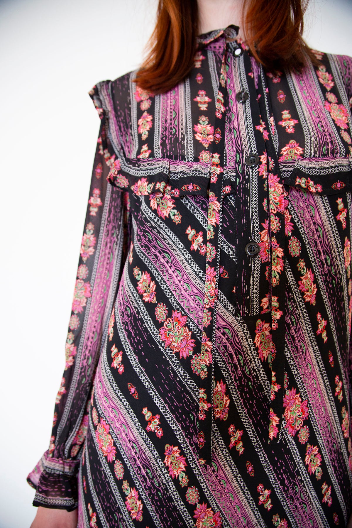 Vintage ruffled dress