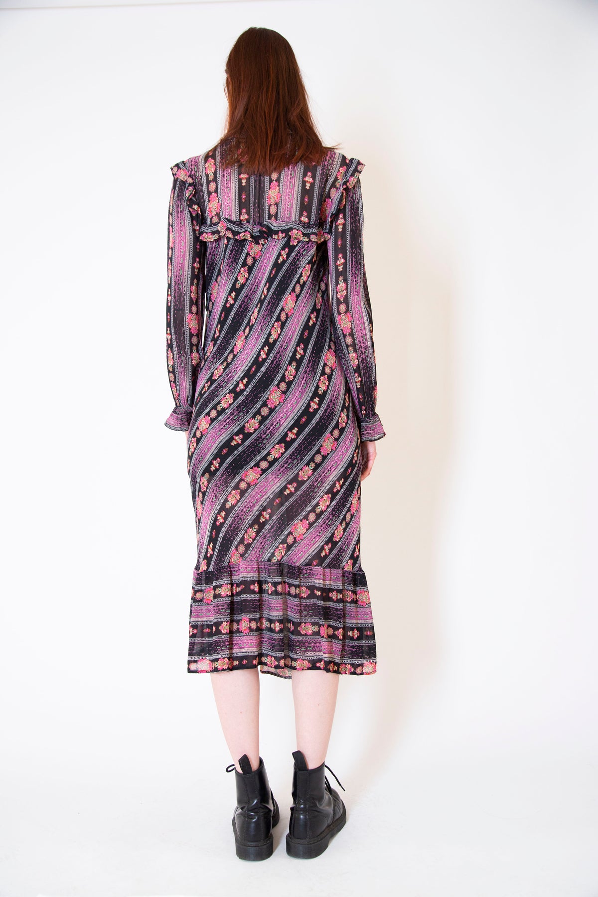 Vintage ruffled dress