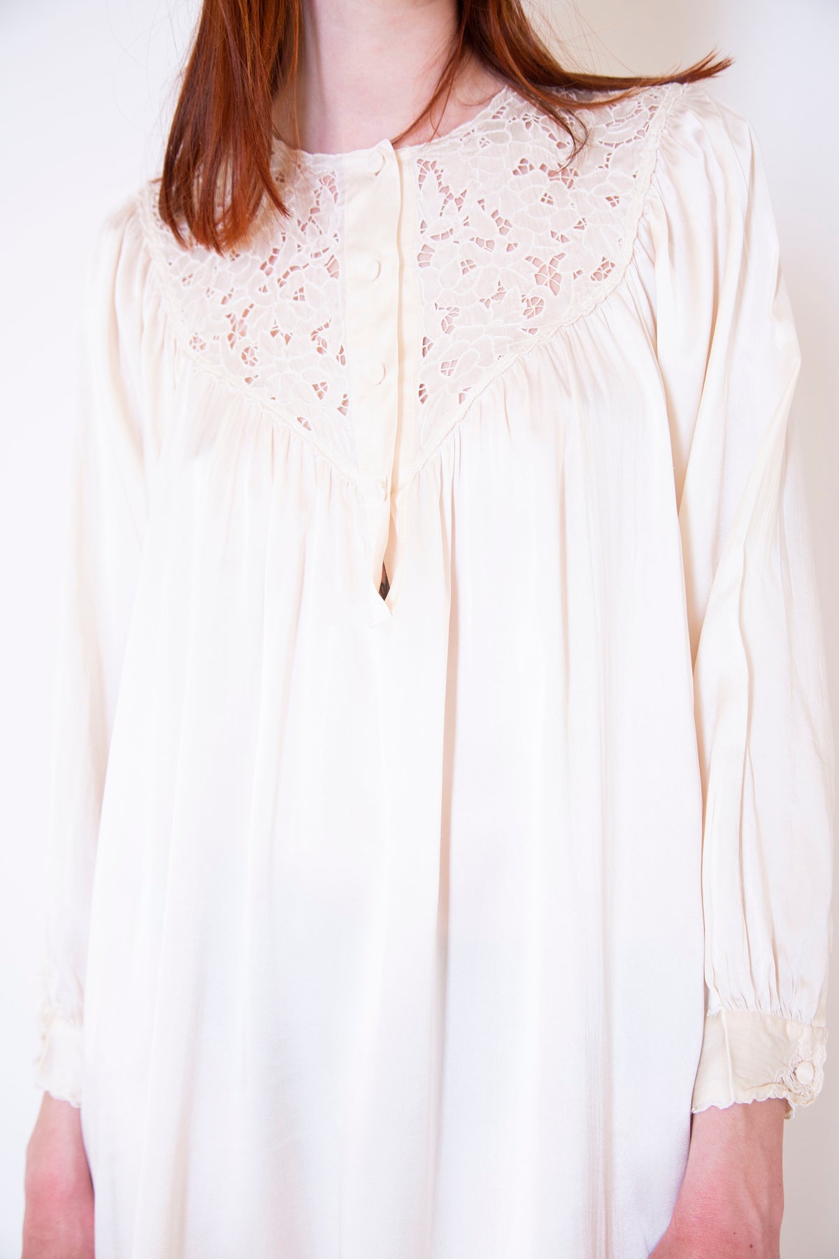 Vintage silk nightgown dress
