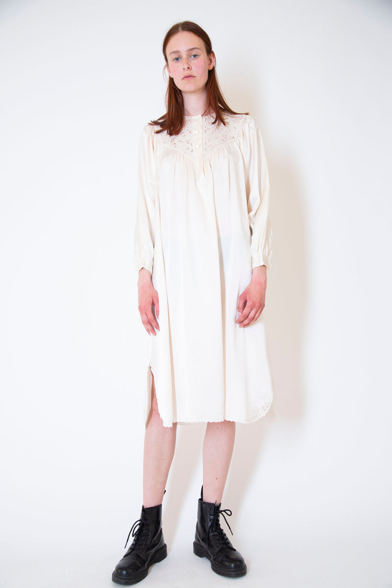Vintage silk nightgown dress