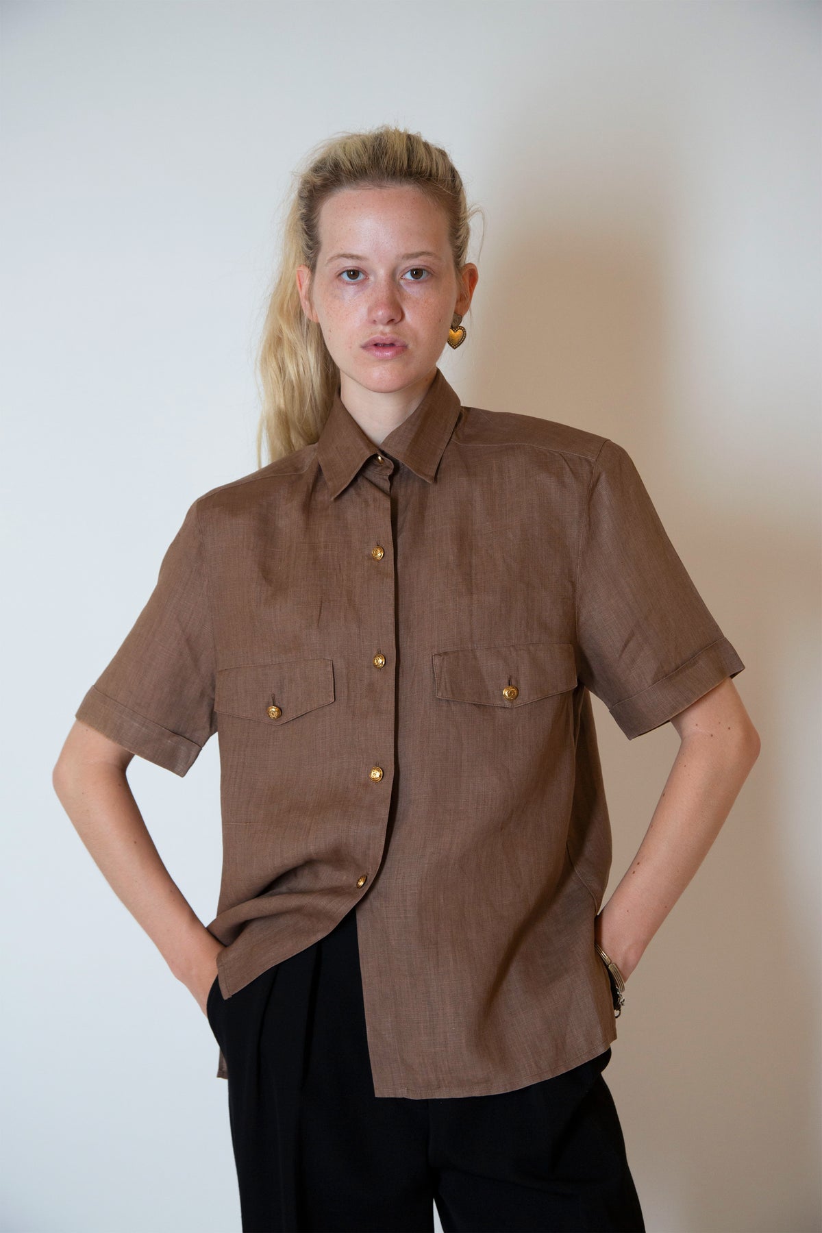 Chanel linen shirt