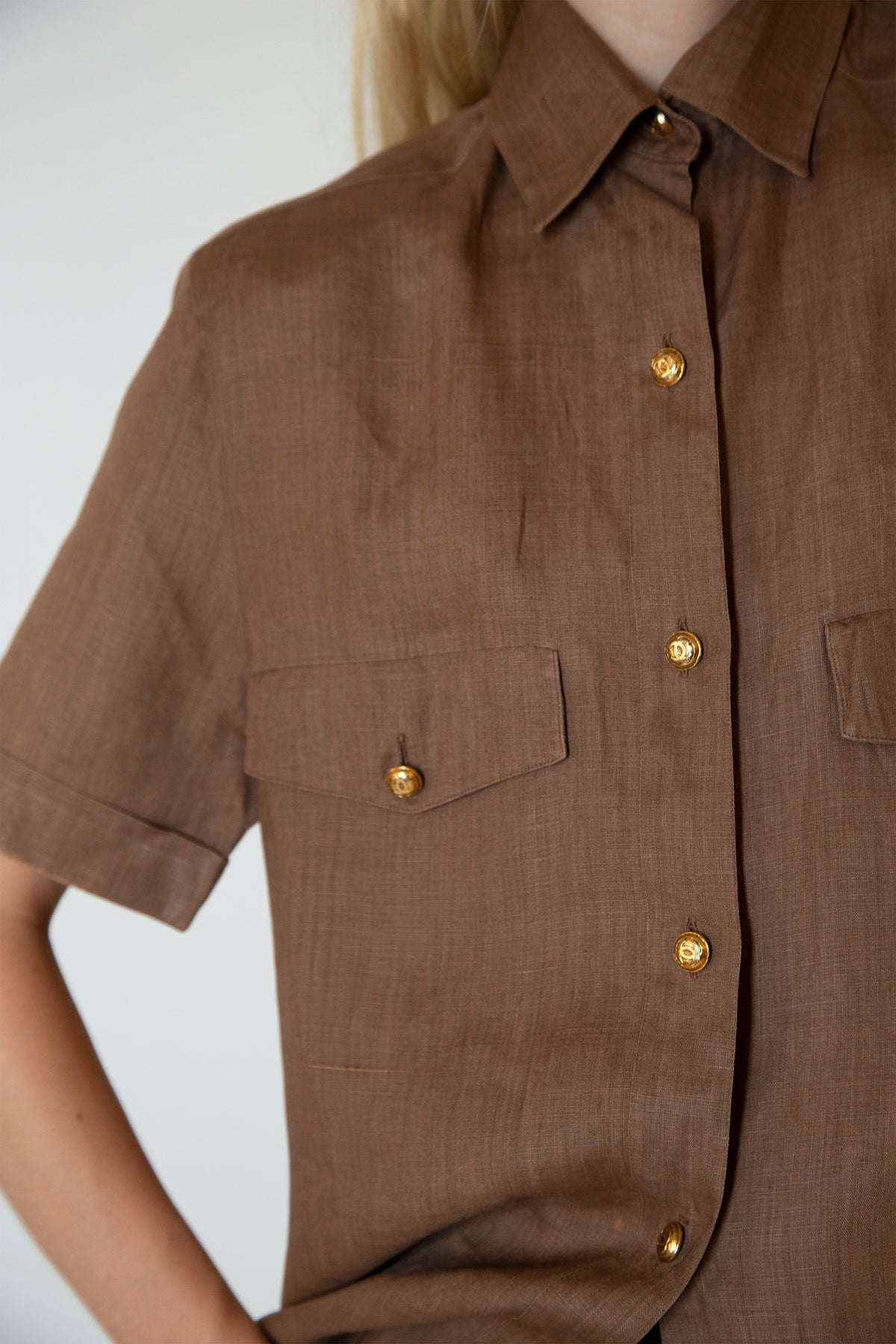 Chanel linen shirt