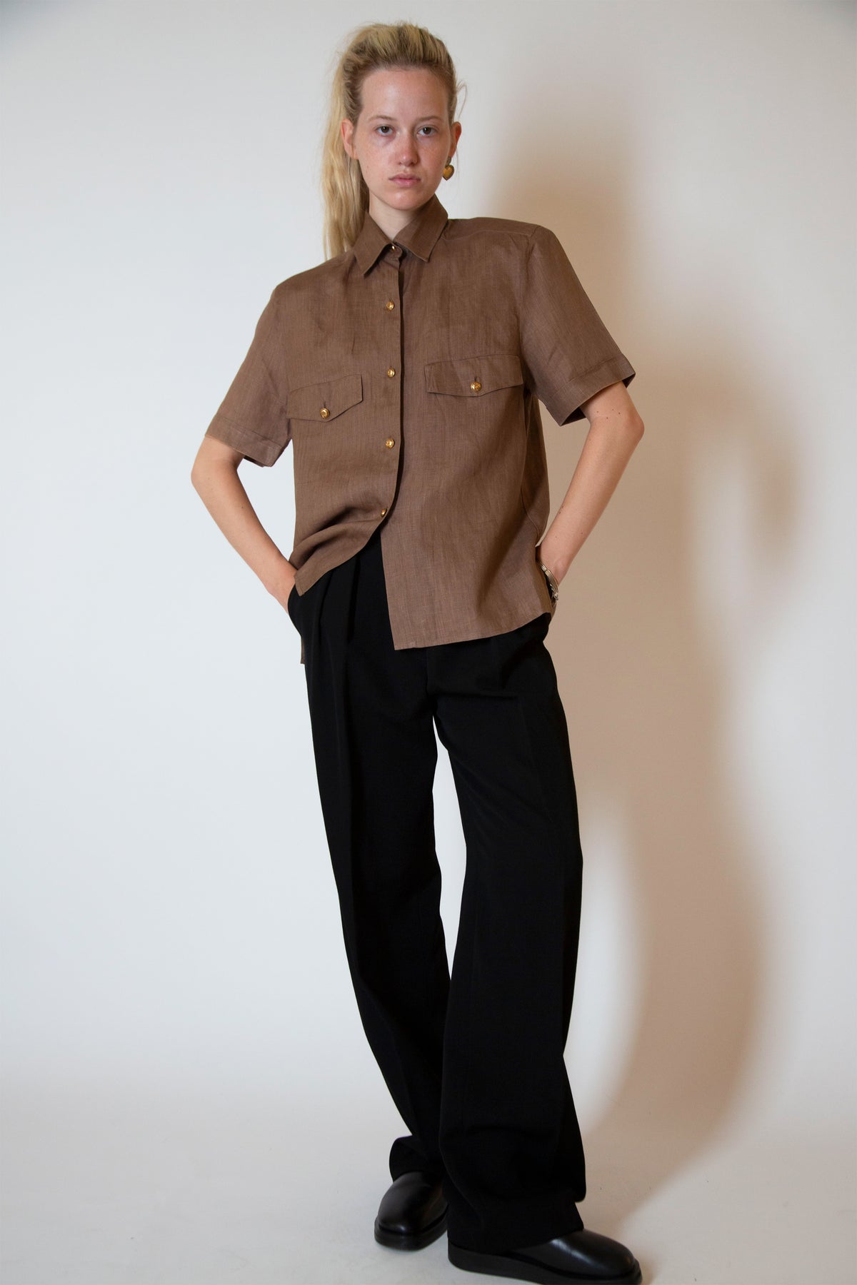 Chanel linen shirt