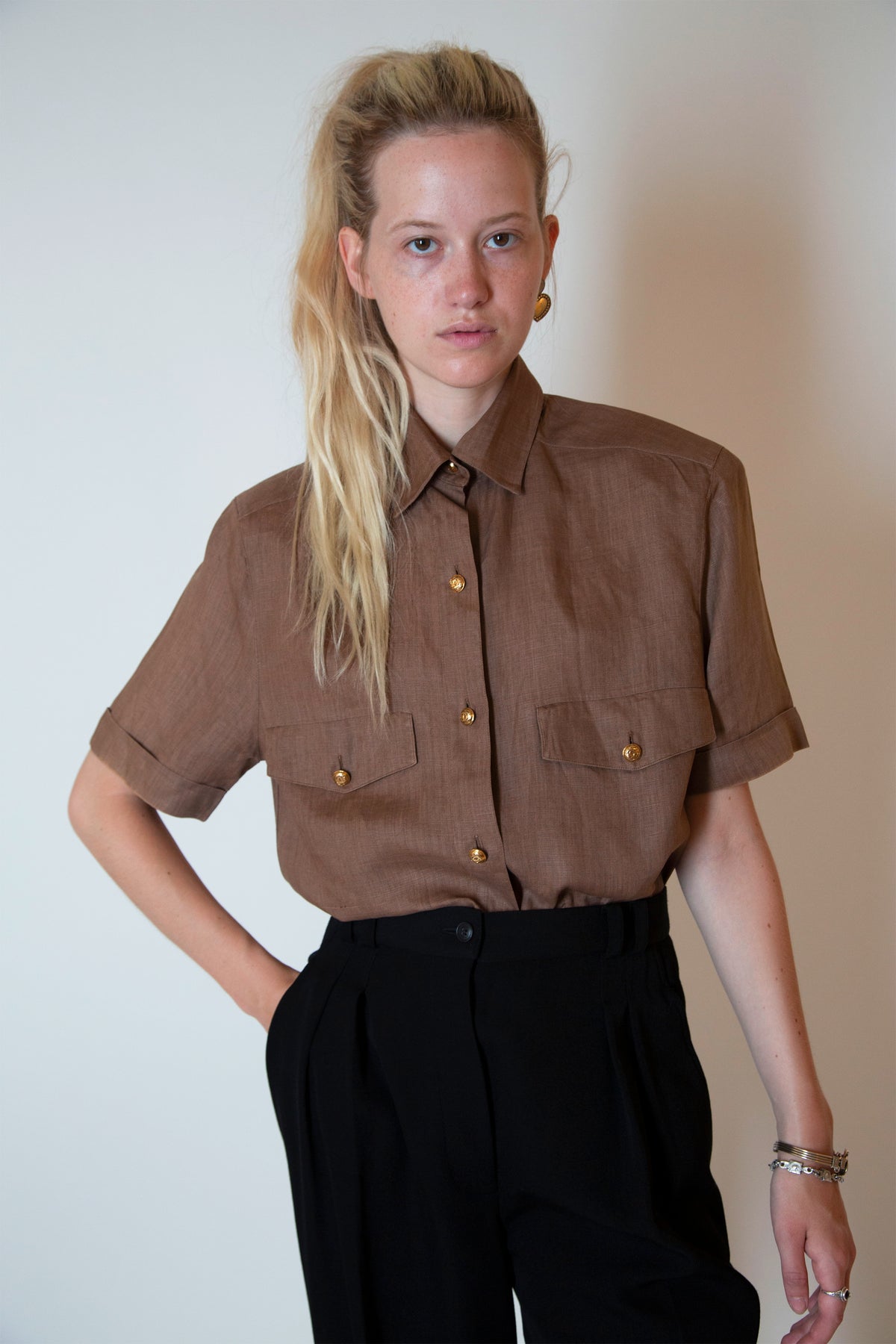 Chanel linen shirt