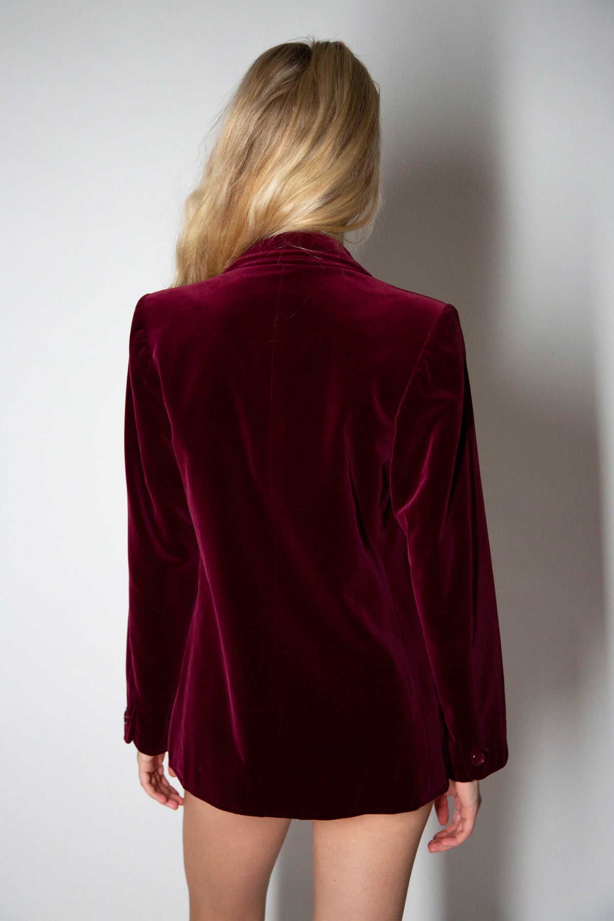 Yves Saint Laurent velvet blazer
