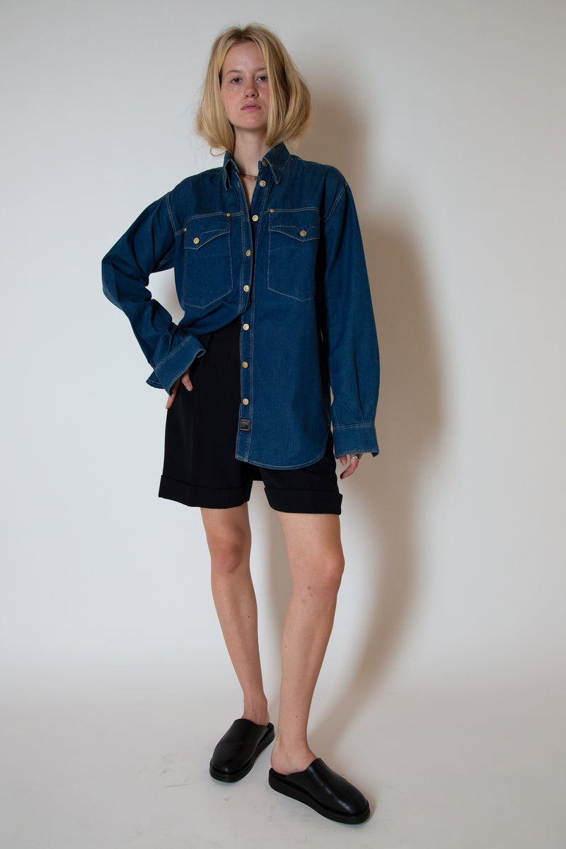 Versace denim shirt