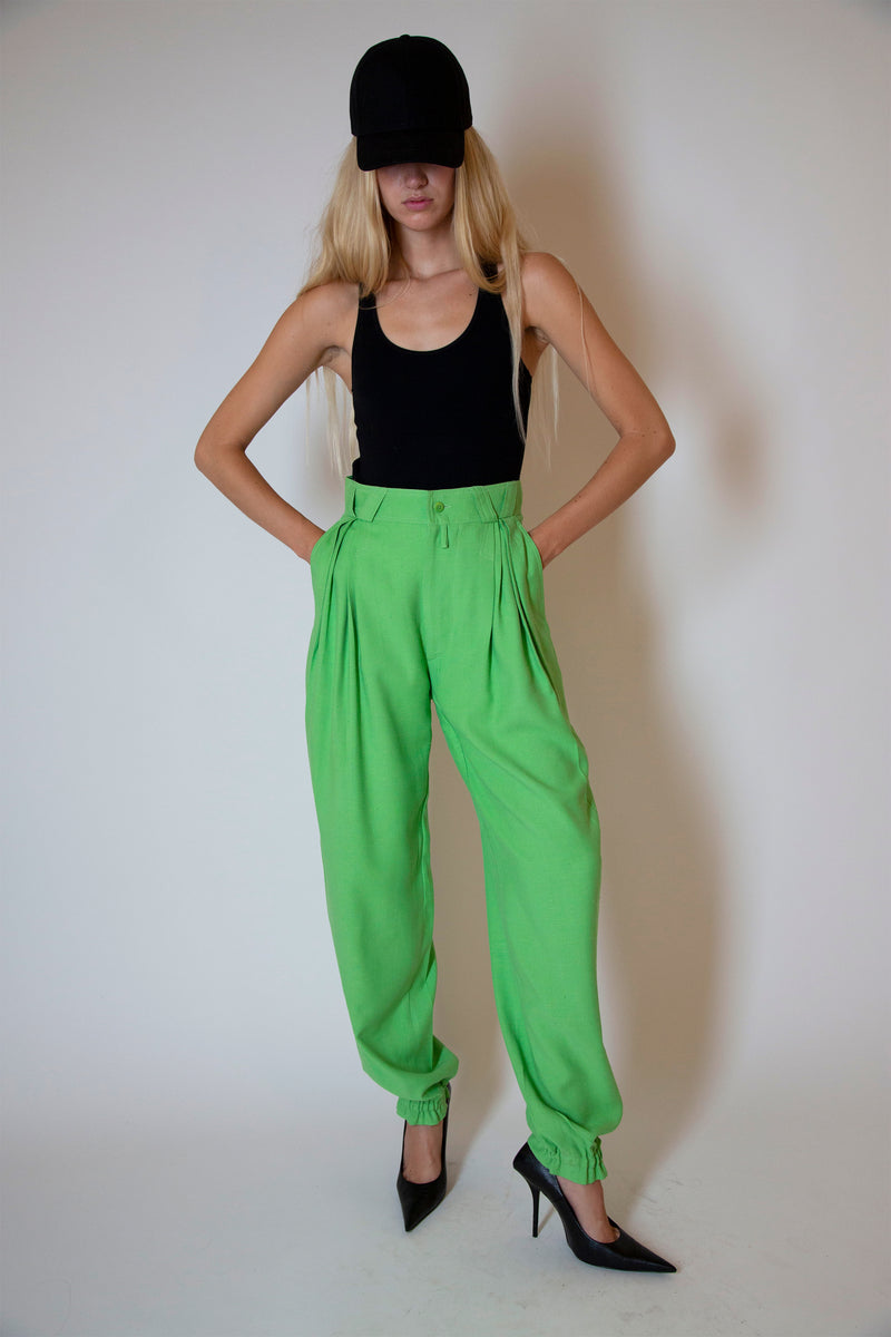 Gianni Versace silk pants