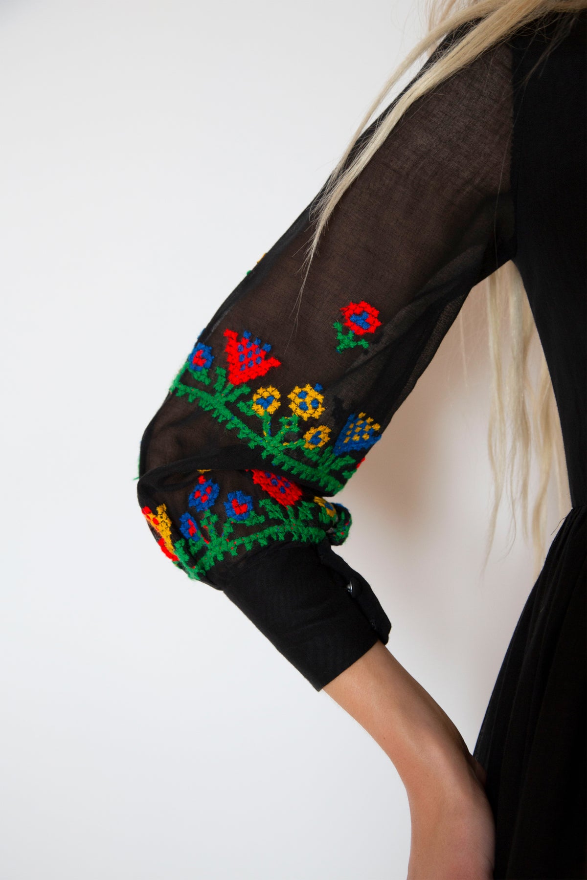 Vintage embroidered dress