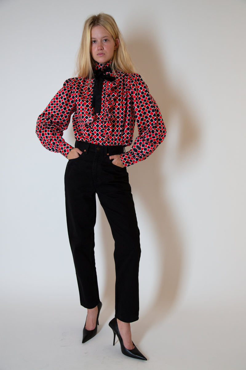 Yves Saint Laurent ruffled shirt