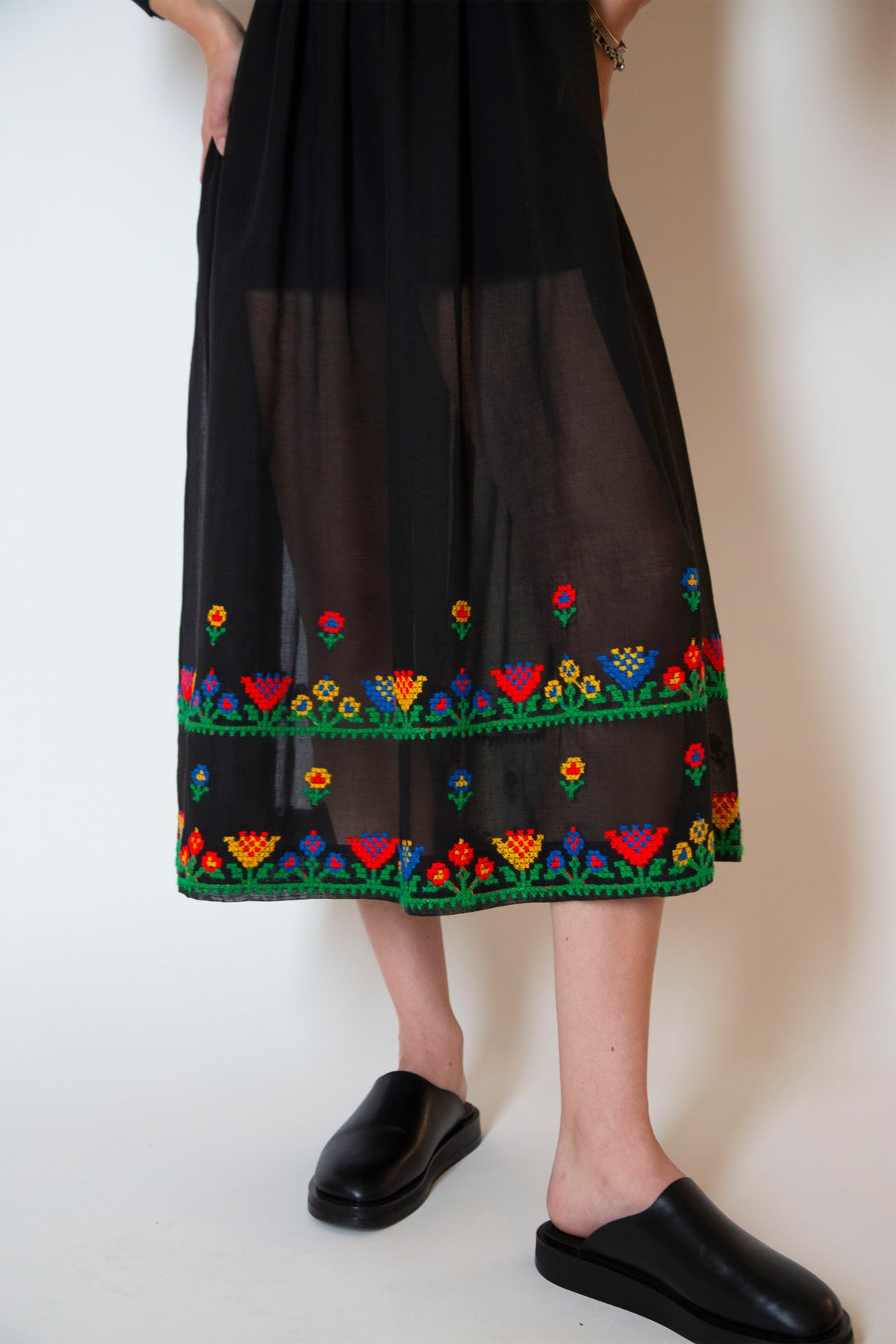 Vintage embroidered dress
