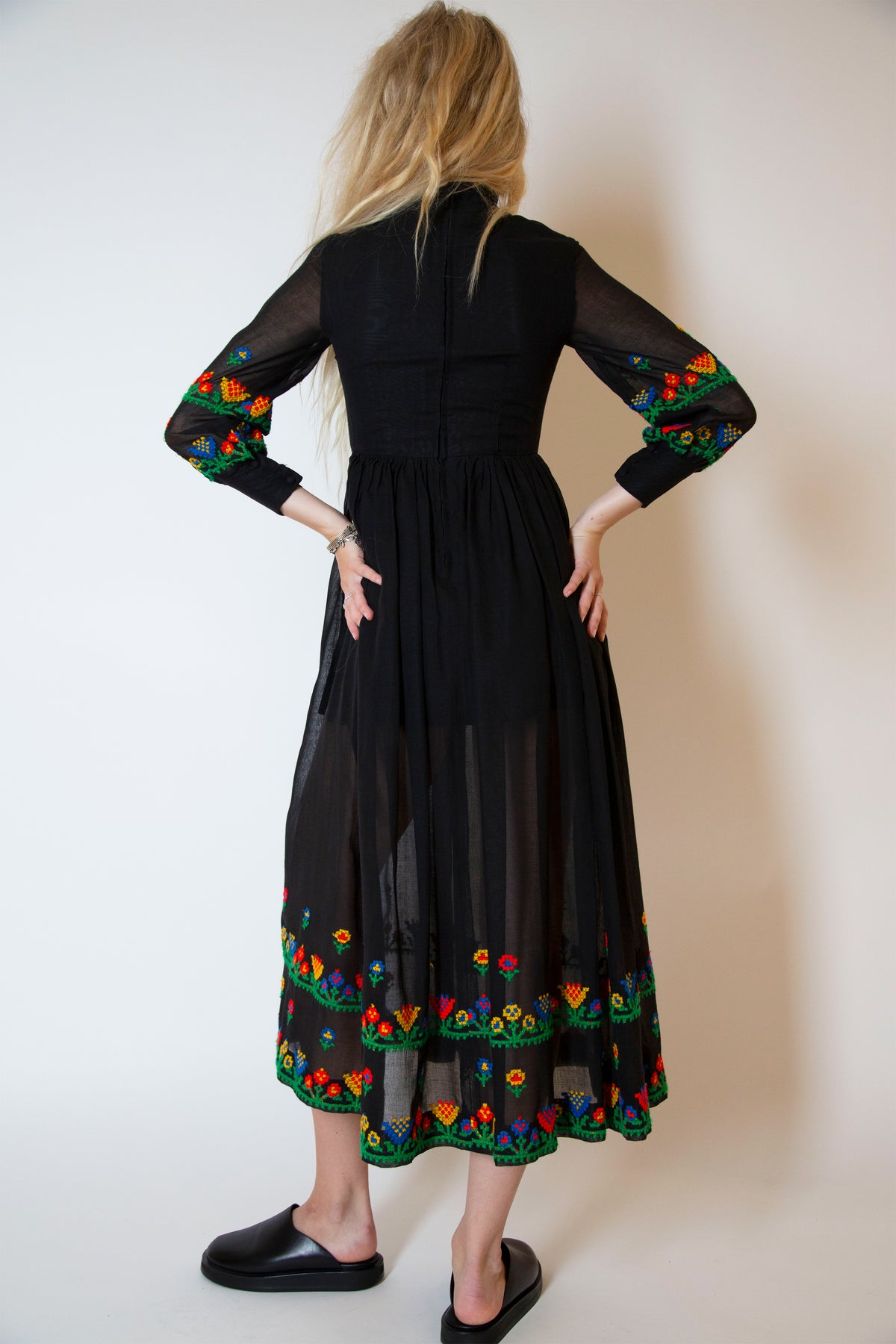 Vintage embroidered dress
