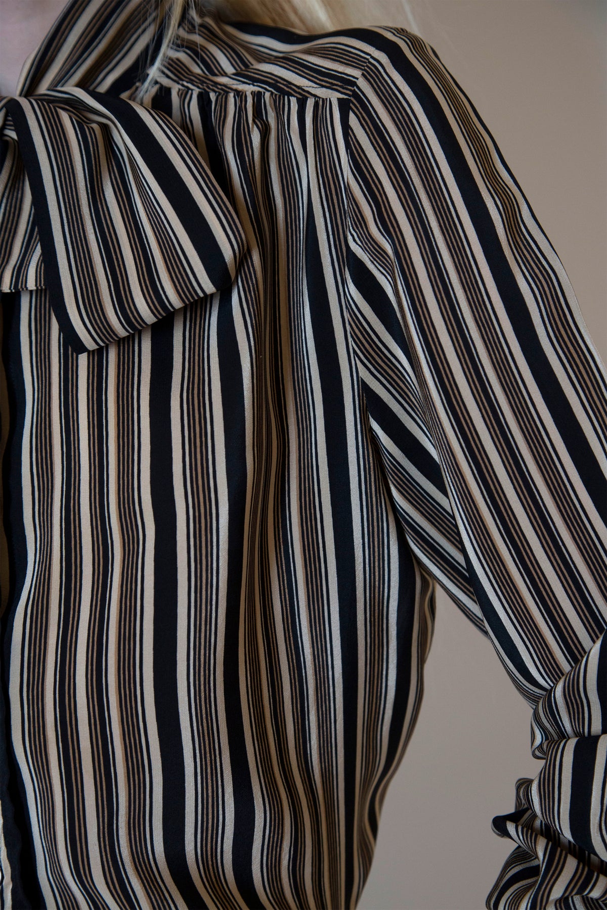 Celine pussybow silk shirt