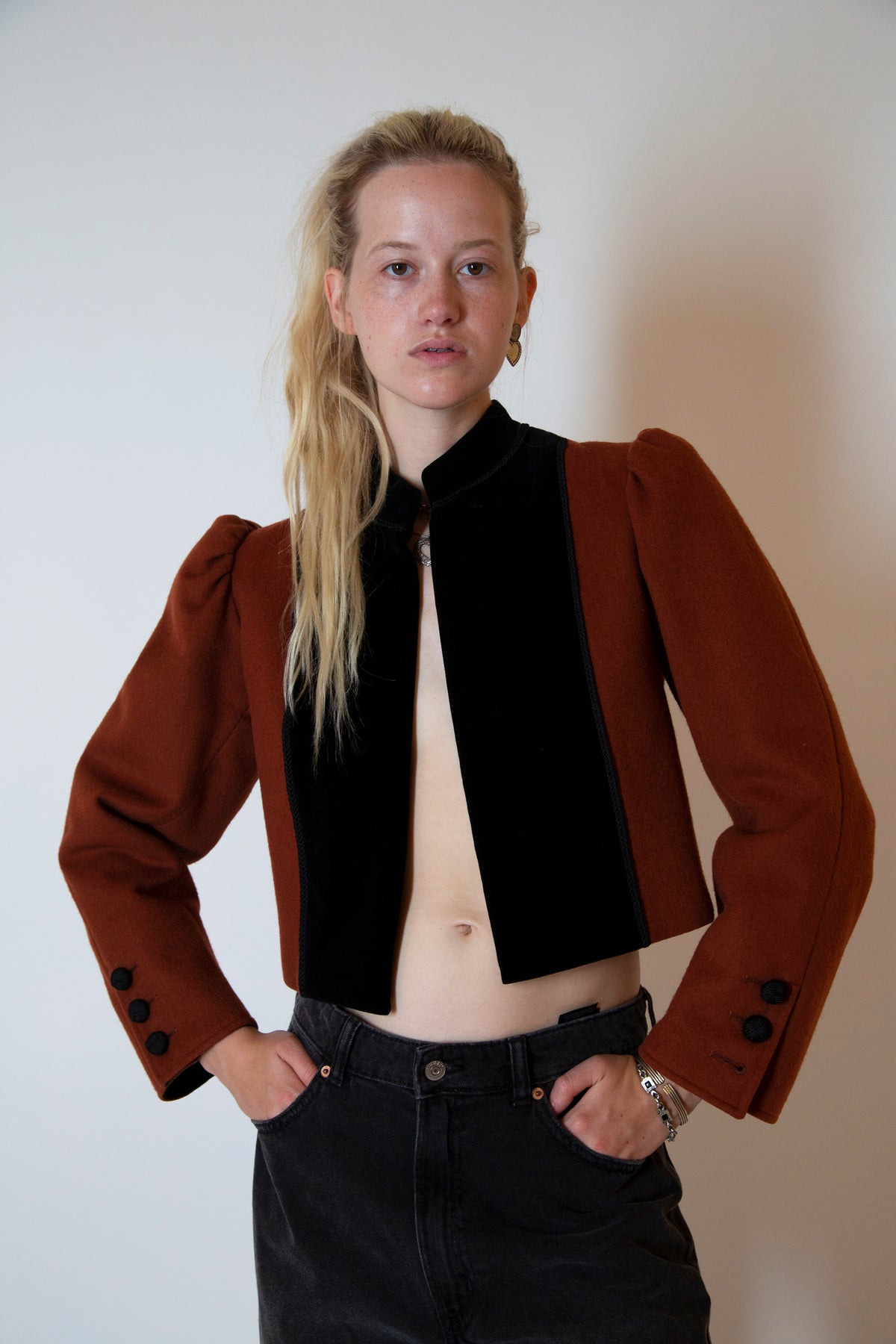 Yves Saint Laurent cropped jacket