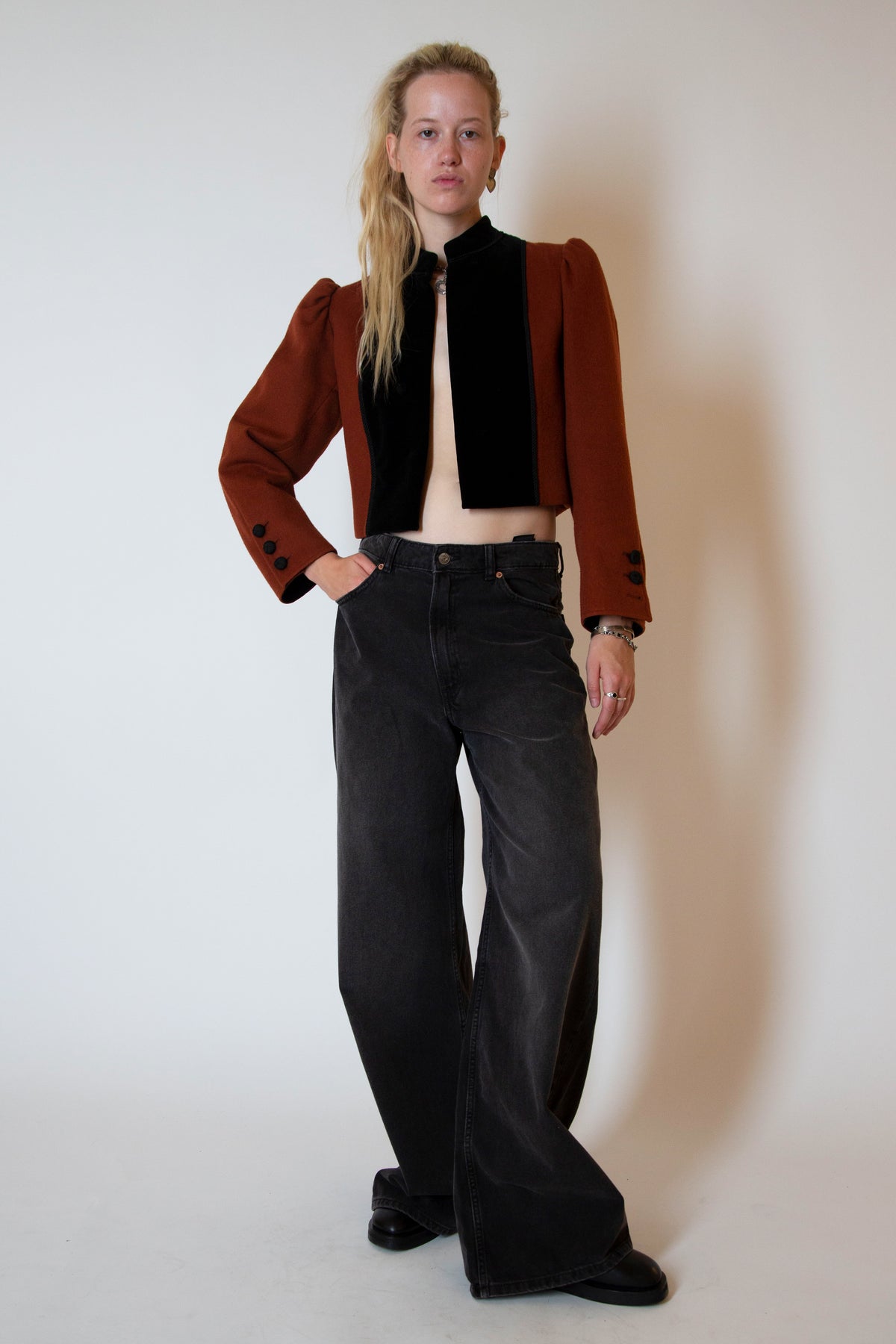 Yves Saint Laurent cropped jacket