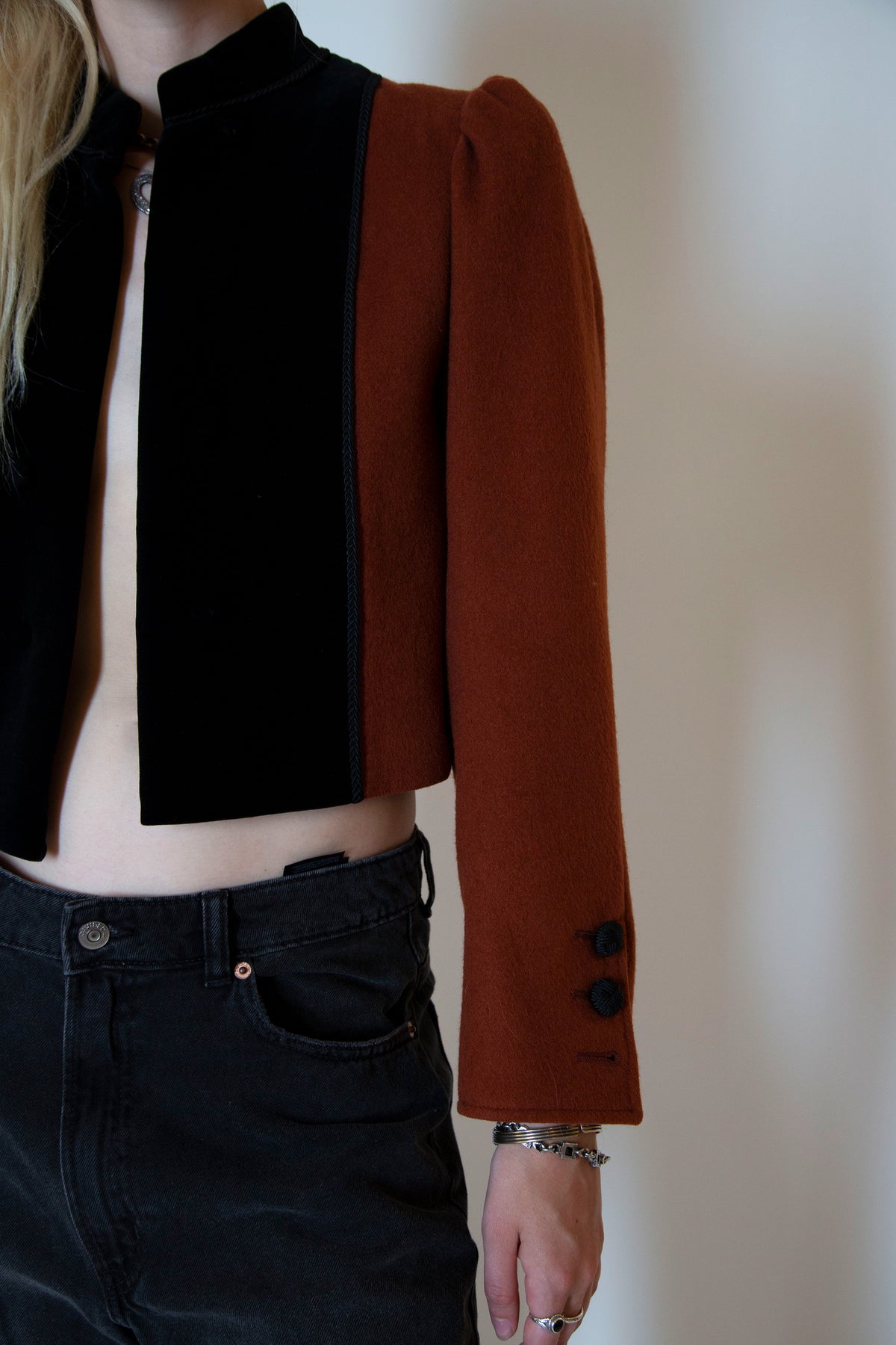 Yves Saint Laurent cropped jacket