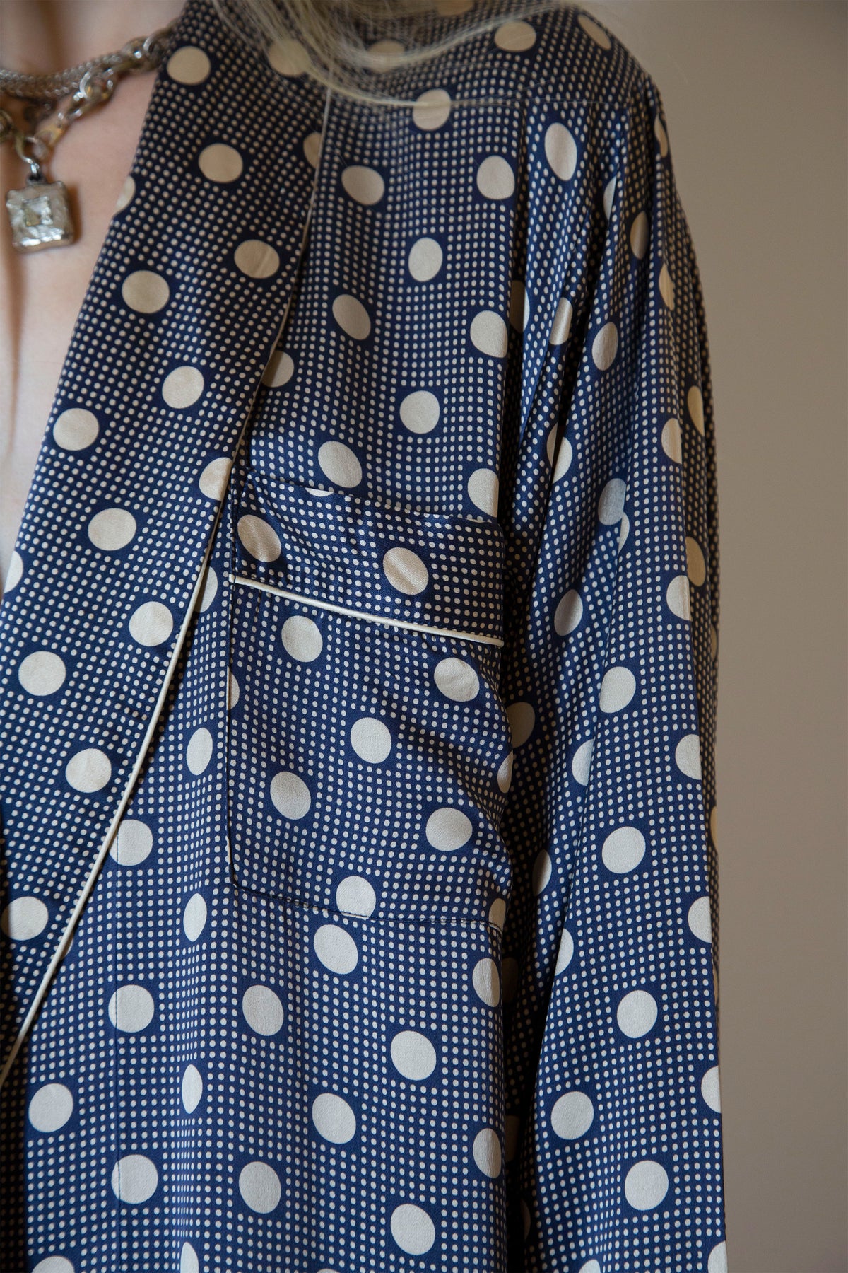 Vintage silk robe