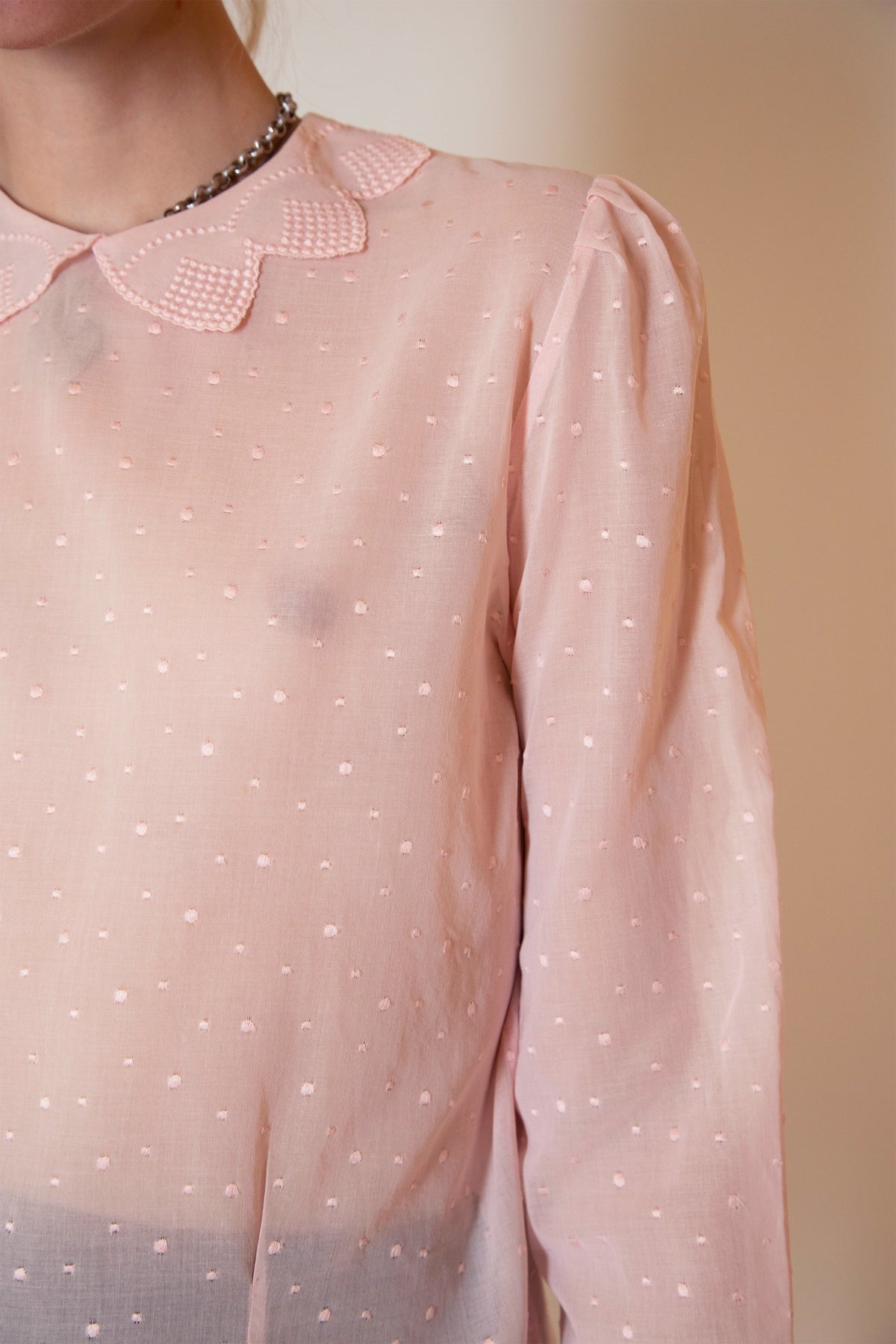 Cacharel pink shirt