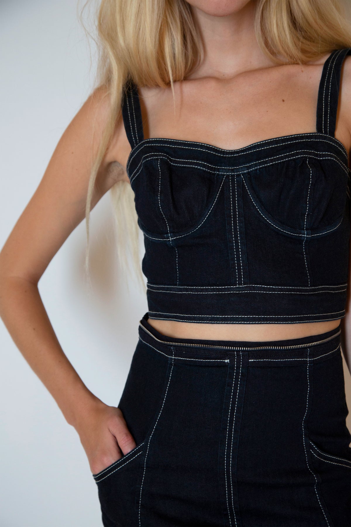 Gianfranco Ferre denim set / dress